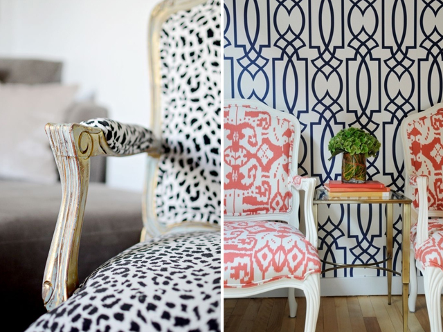 louis chair modern fabric7